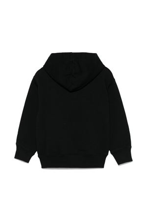 felpa in cotone nero PALM ANGELS KIDS | PBBB012C99FLE0021060